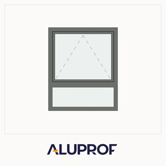 MB-86N SI Dikey Sabit Vasistas Kanatlı Pencere