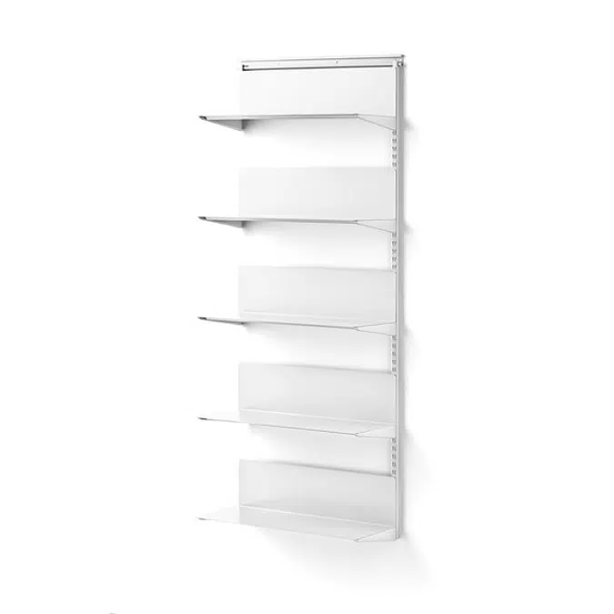 Shape Metal Add-on Tall Wall Shelving