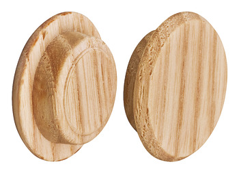 Cover Cap, Solid Wood Untreated, For Blind Hole Ø 15 Mm - 045.32.226