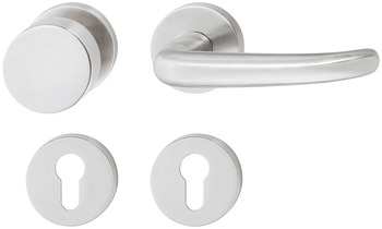 Door handle set, Stainless steel, Startec, PDH3104-E - 903.85.926