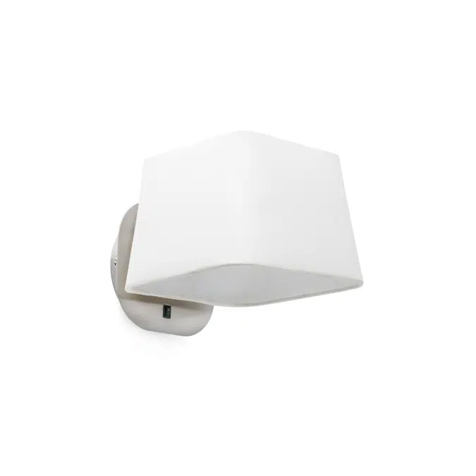 29936 - SWEET White and Nickel Wall Lamp