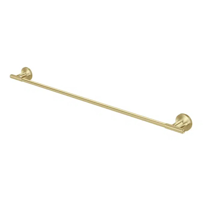 Milli Marq Edit Brushed Gold Single Towel Rail 800mm 21933