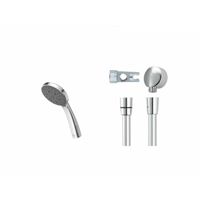 Solus MK3 Chrome Grab Rail Shower Conversion Kit with Water Inlet 2213369