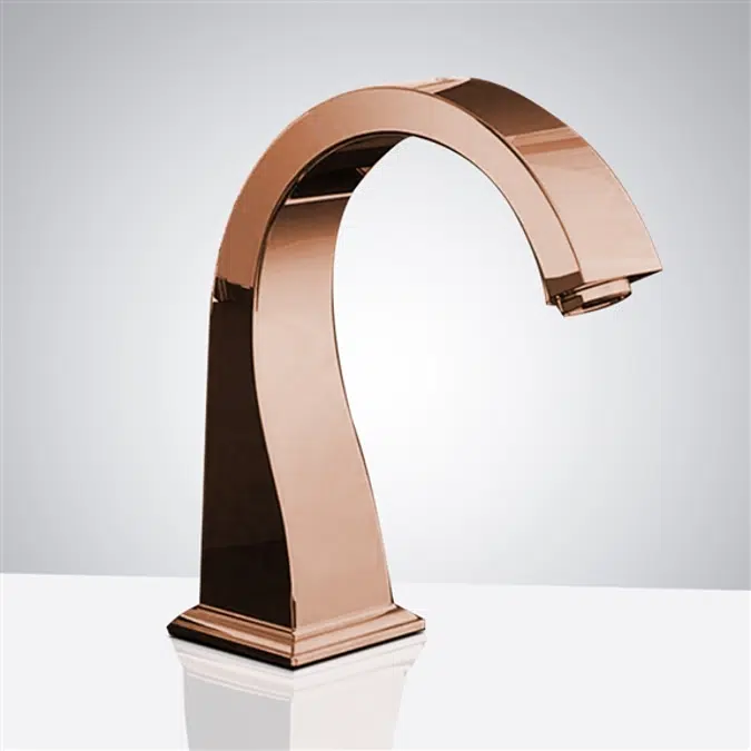 Rose Gold Touchless Basin Faucet