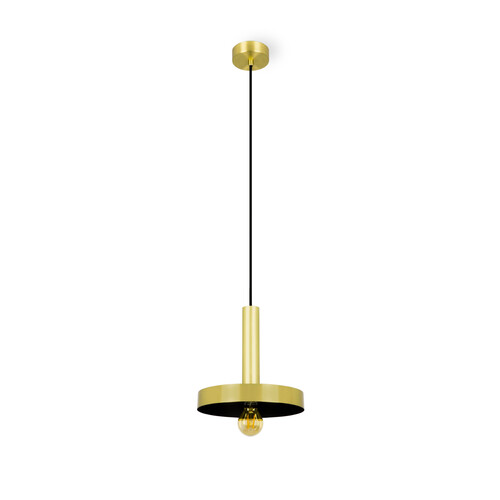 WHIZZ Satin altın ve siyah pendant lamba
