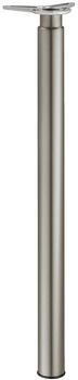 Table leg, Cylindrical, height adjustable, steel - 635.28.942