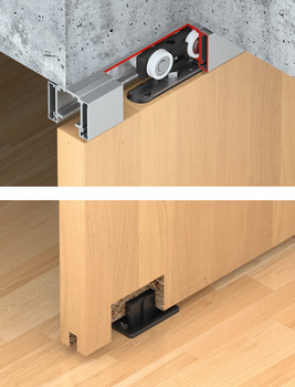 Sliding door fittingSlido D-Line11 160C, set - 941.62.019