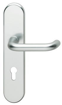 Security door handles, Aluminium, Hoppe, Paris - 904.86.361
