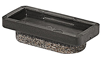 Felt glide, E, Rectangular - 650.24.353