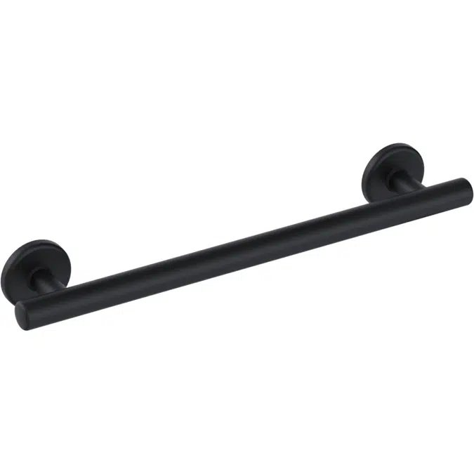 Mizu Drift Matte Black Straight Grab Rail 450mm 2266507