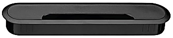 Cable outlet, oval, cut-out dim. 207 x 45 mm, 2-piece - 631.36.300