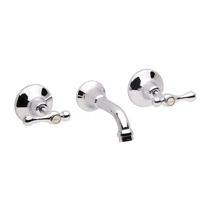 Posh Bristol Chrome 1/4 Ceramic Disc Bath Set 2205401