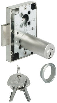 Deadbolt rim lock with extended pin tumbler cylinder - 230.60.290