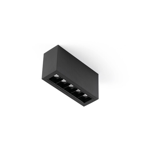 TROOP Surface 5x2W black-black 36° 3000K CRI90
