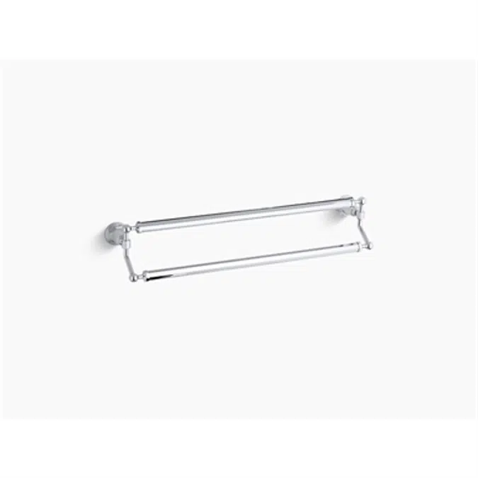 Pinstripe Double Towel Bar (24") K-13117
