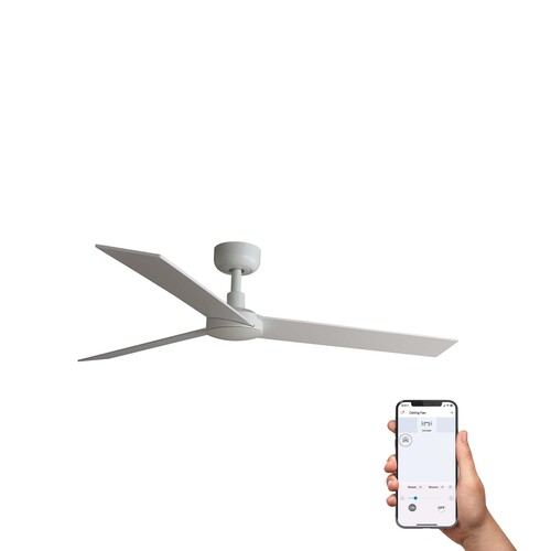 RUDDER L beyaz/ash fan TUYA