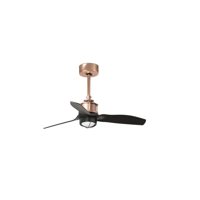 33427-10 - LED Copper/Black Ceiling Fan 81cm