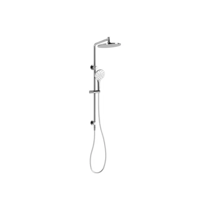 Milli Marq Edit Chrome Twin Rail Shower (3 Star) 21972