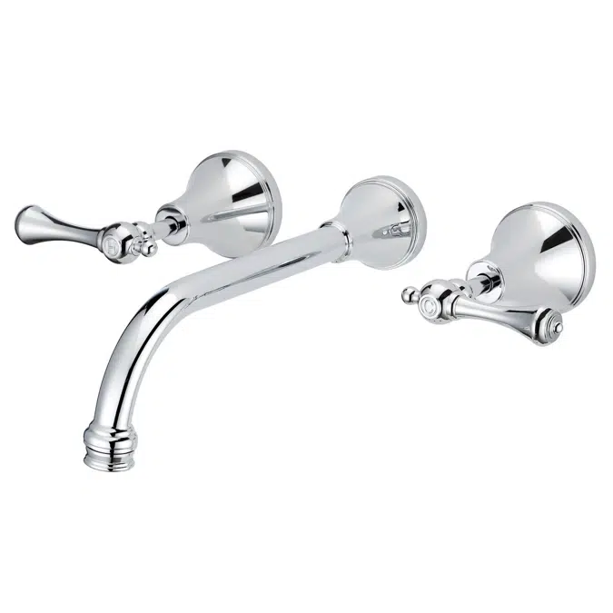 Kado Era Chrome Wall Bath Set 250mm Lever Handle 9507594