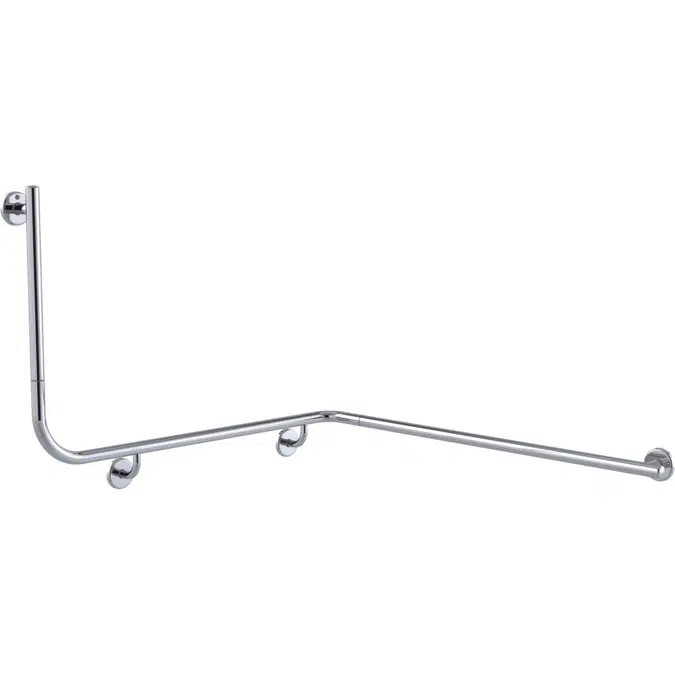 Drift Polished Stainless Steel 90° Modular Grab Rail 1110x1030x600mm 2266554