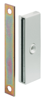 Magnetic catch, pull 5.0 kg, for screw fixing, flat design - 246.50.708