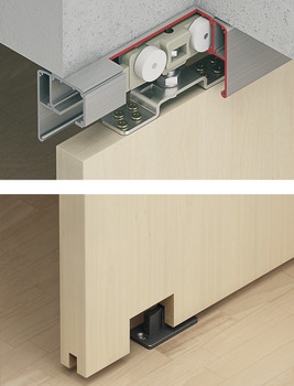 Sliding door fittingSlido D-Line11 160P, set - 941.62.009