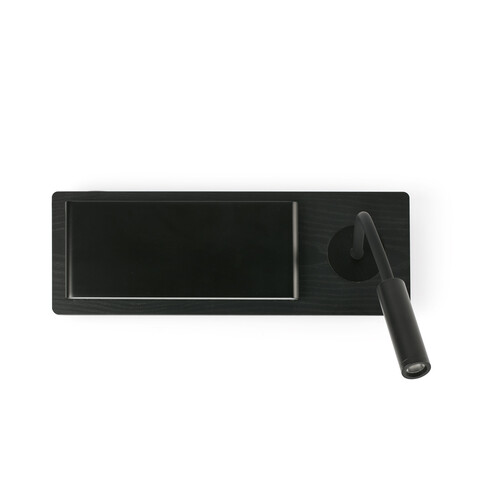 MOOD Black wall lamp with reading light