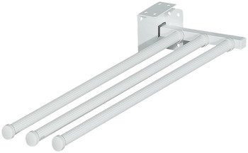 Towel rail, Hailo, pull-out plastic outer rails - 510.06.752