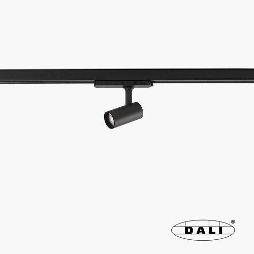 FOST TRACK Black track spotlight Ø50 15W 36° 2700K CRI90 DALI