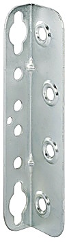 HS Bed connector, With keyhole slot and securing holes - 271.19.946