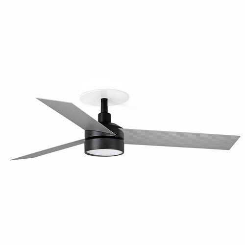 CRUISER RECESSED S LED Ceiling fan black/aluminium 20W SWT