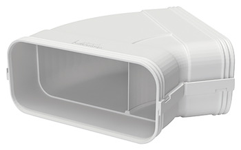 Bend, Flat Ducting System 125 Optimairo M, Horizontal - 500.90.216