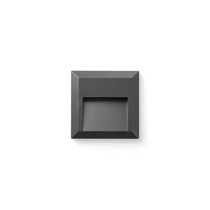 70655 - GRANT SQ Dark Grey Wall Lamp