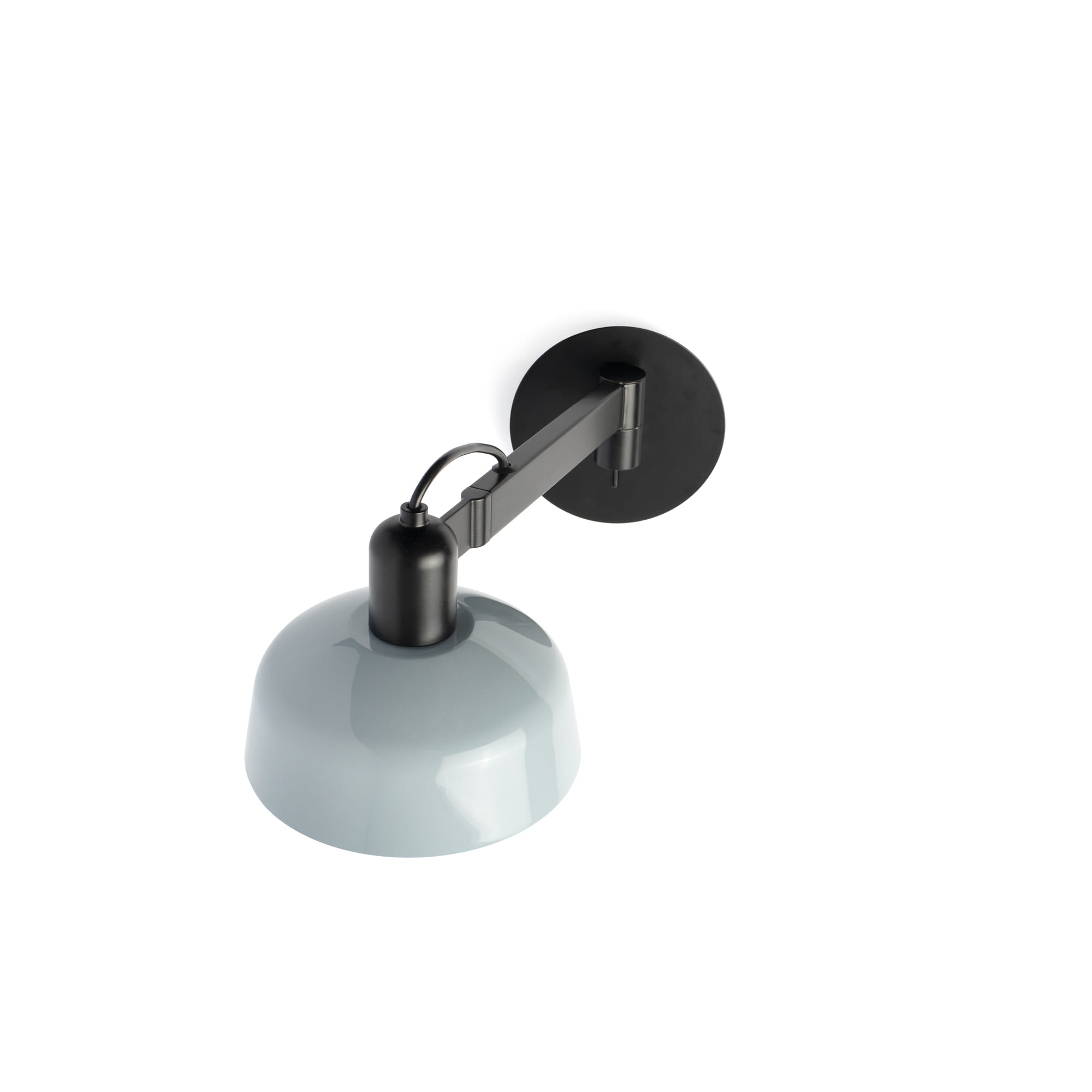 TATAWIN bluish metal grey duvar lambası arm