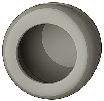 Inset handle, Polyamide, round - 158.80.195
