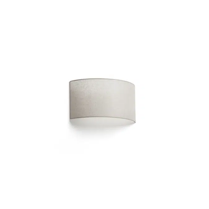 66401-109 - Horizontal Round Linen Wall Lamp 2L