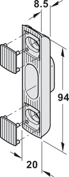Kilitleme Kutusu, Kilitleme Cıvatası İçin, Startec - 911.39.516