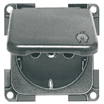 Schuko Safety sockets, 60 x 60 mm, flush mounted, 230 V - 820.85.301