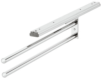 Towel rail, with extension runner, version swivels by 90° - 510.50.225
