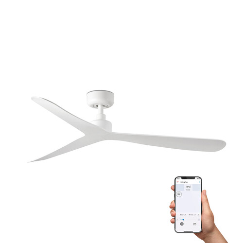 ROCKER L Ceiling fan beyaz TUYA