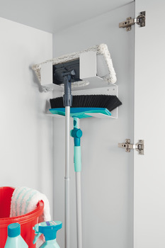 Broom/floor mop holder, Organizer module, Hailo - 520.14.730