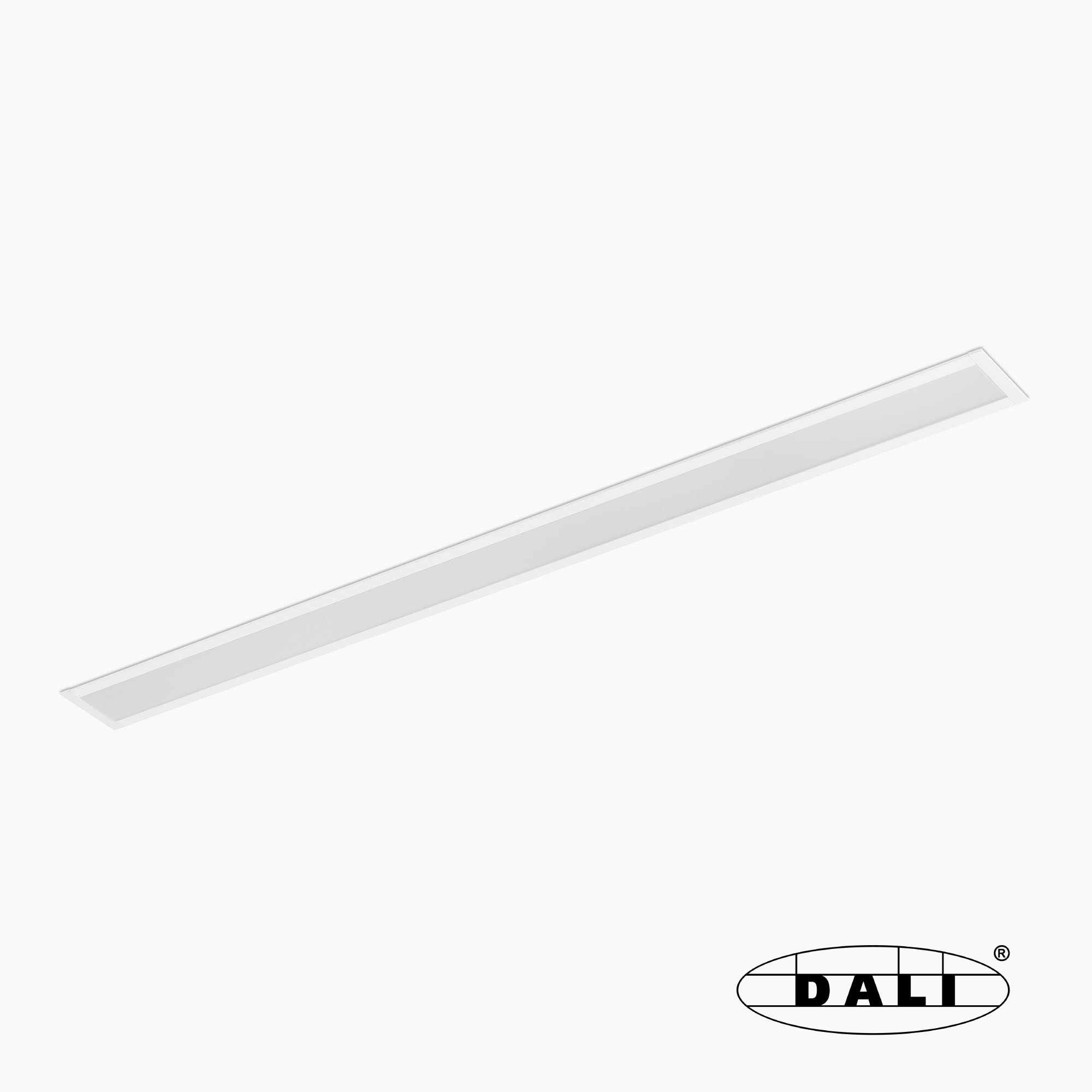VIA EVO recessed 580 25W 3000K white prismatic DALI
