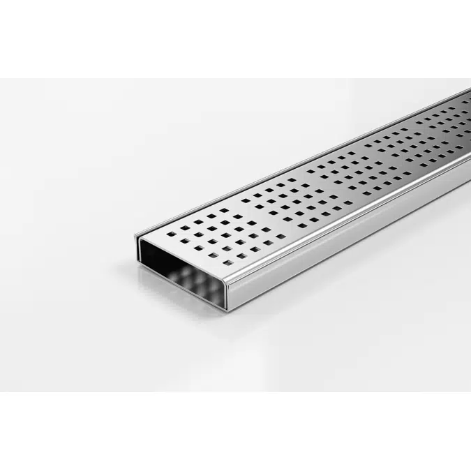 Kado Lux Square Shower Channel Kit Satin 900mm 306277