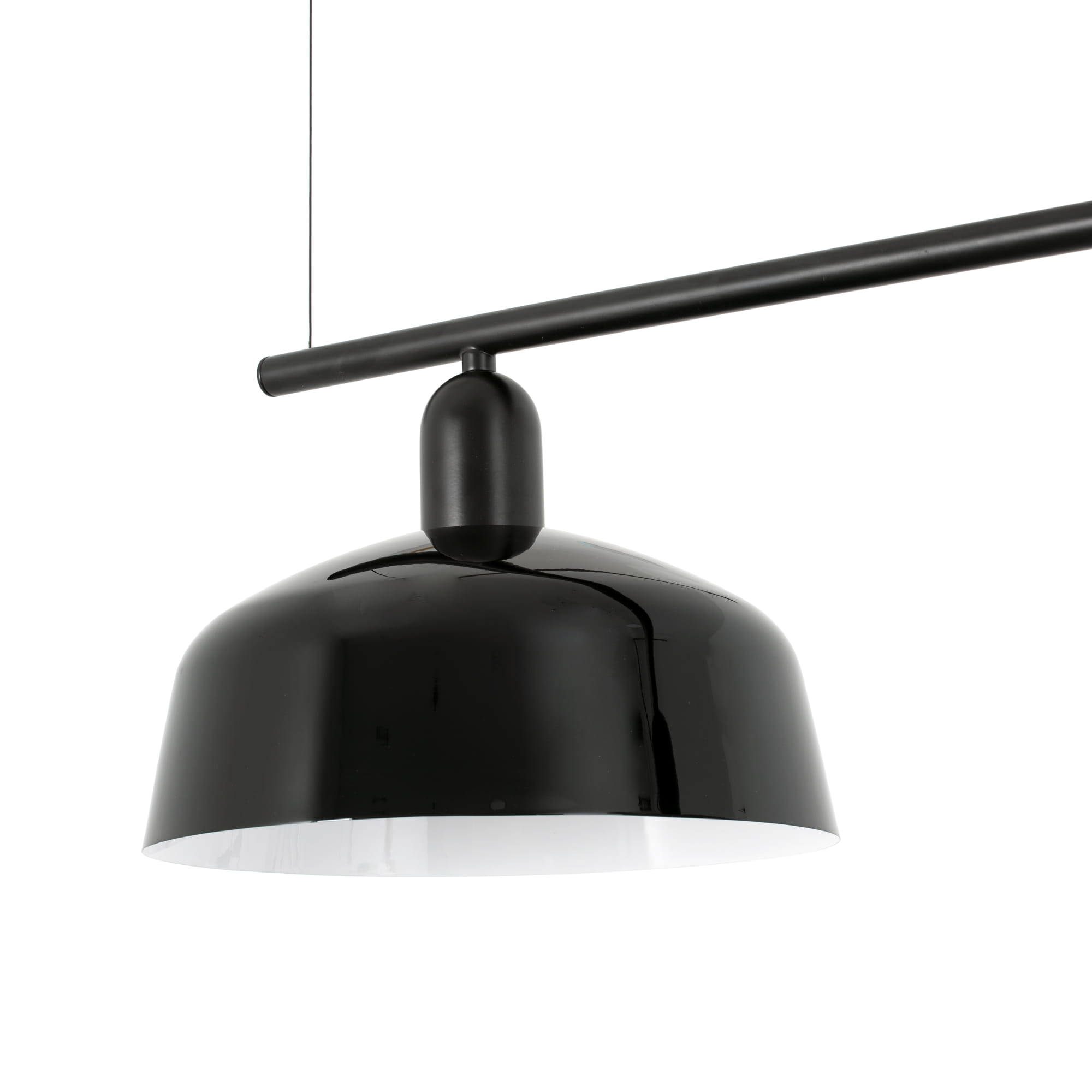 TATAWIN M metal 3L black pendant lamp