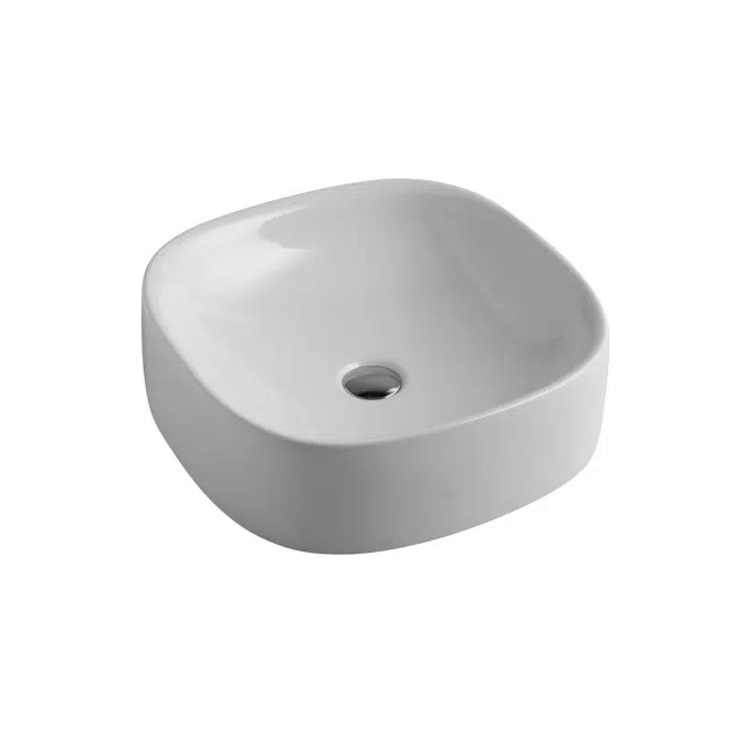 Wild Counter Basin 450mm No Taphole White 9508537