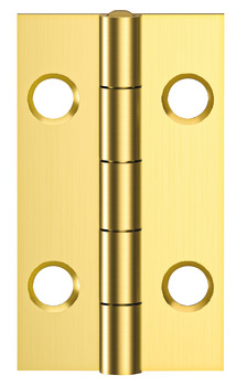 Butt hinge, brass, crank A, straight - 354.50.803