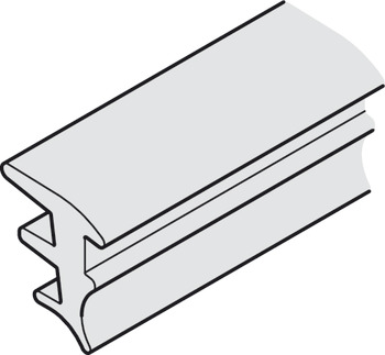 Sealing profile, for fixed glass panels - 940.43.491