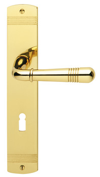 Door handle set, brass, Jatec, Montparnasse S 416/354 - 901.81.679