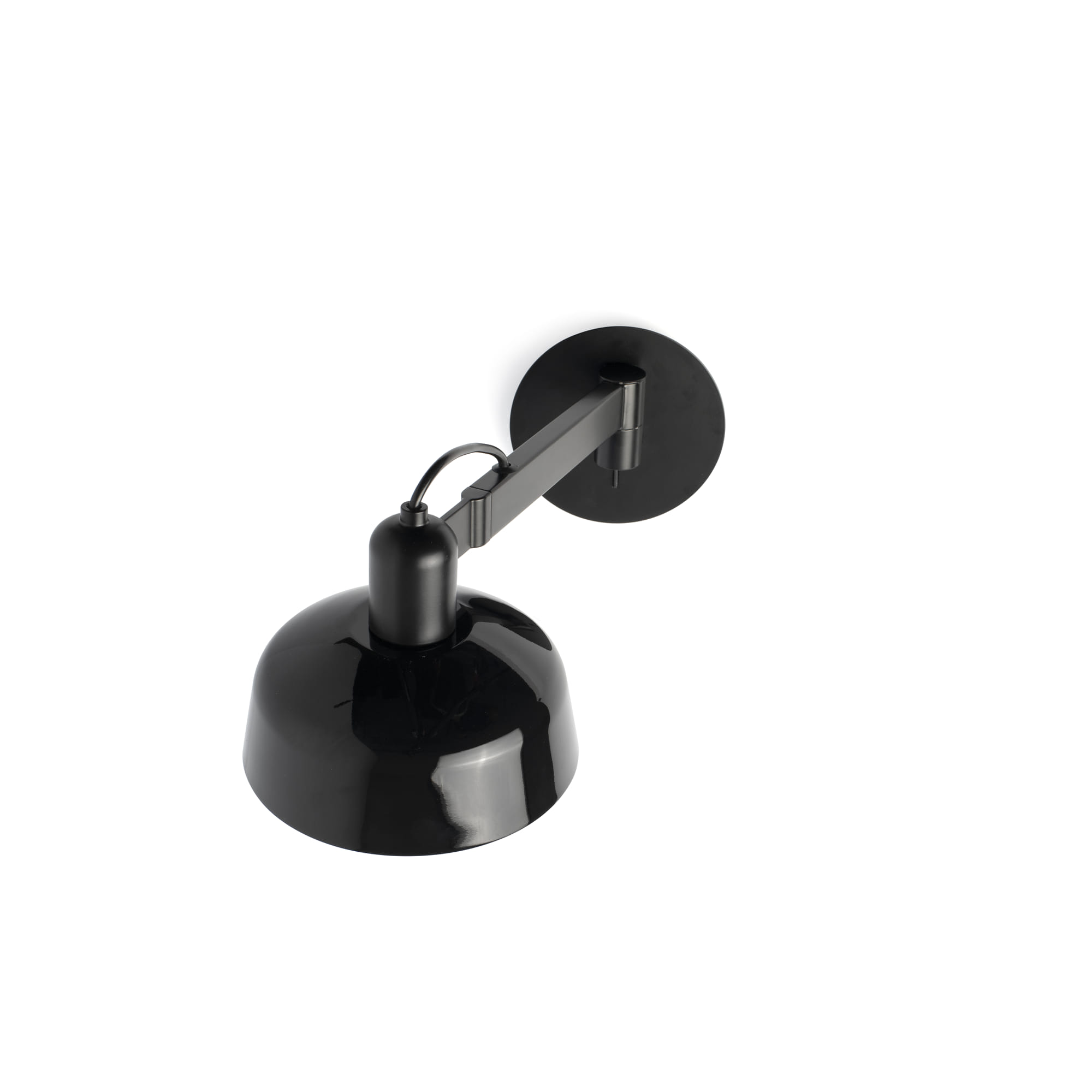 TATAWIN siyah metal duvar lambası arm