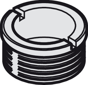 Budget lock sleeve, for budget lock, brass - 911.61.065